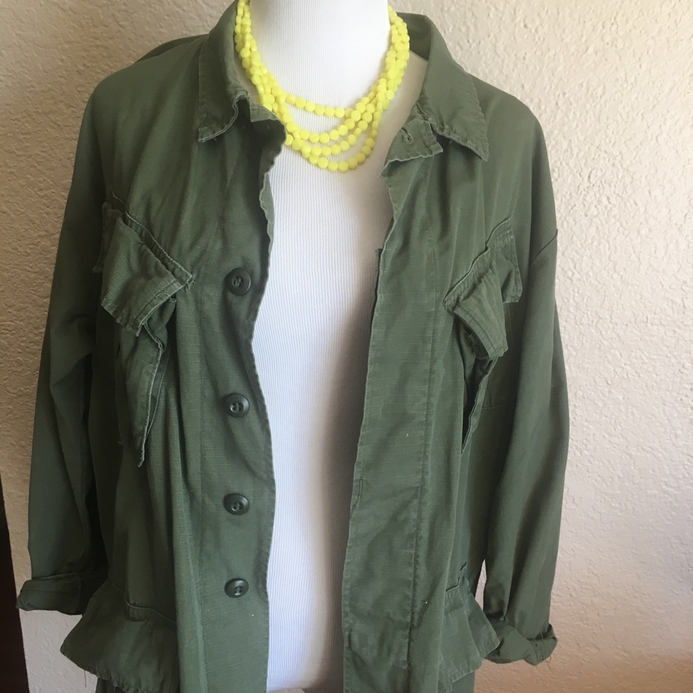 Authentic Men’s Olive Green Combat Jacket